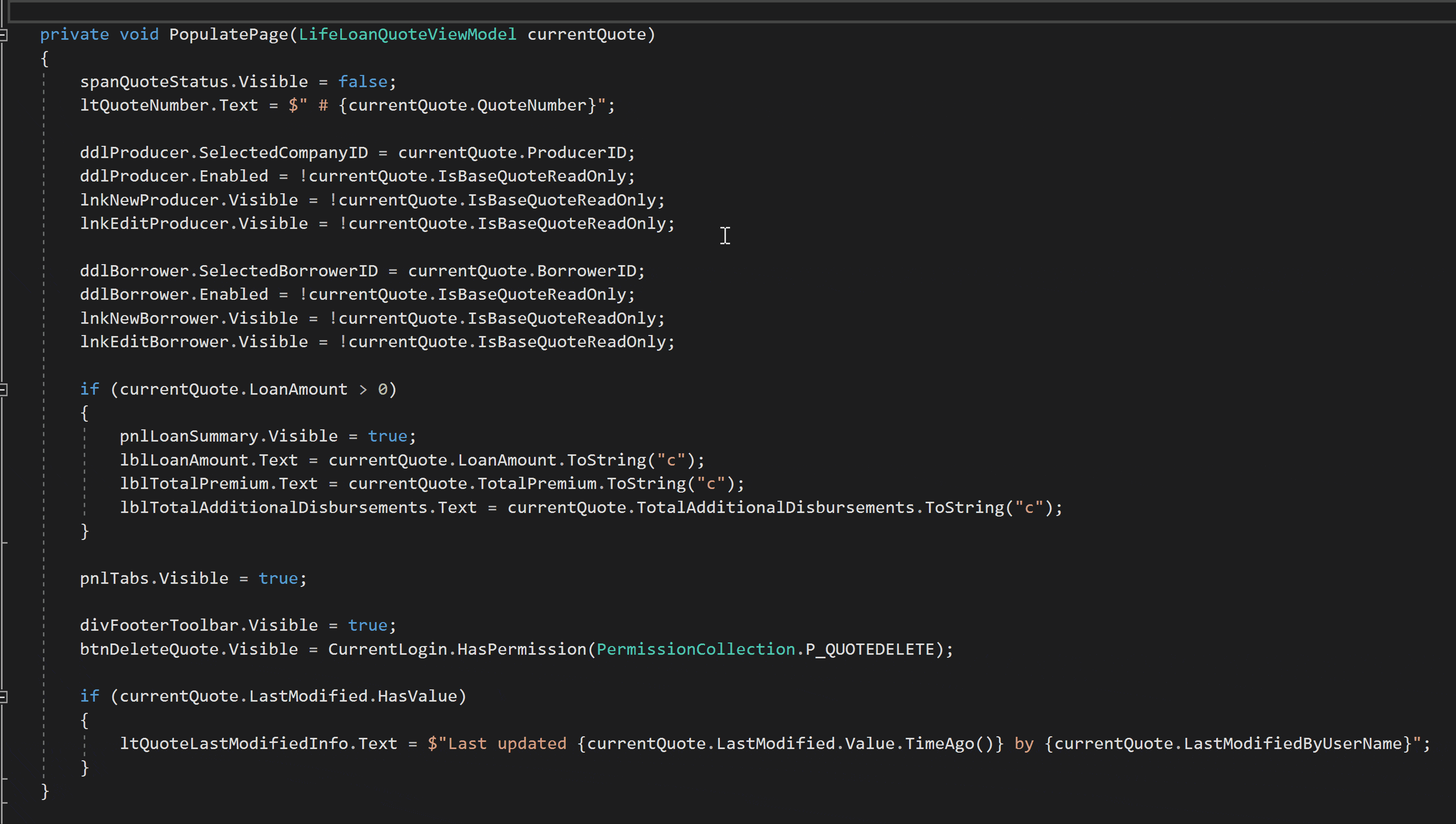A slow way to extract a method